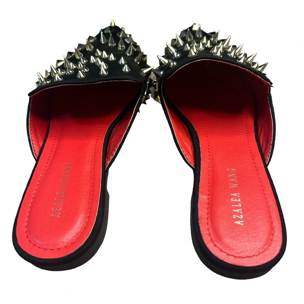 AZALEA Wang Malacca Silver Slides - Picture 5 of 6
